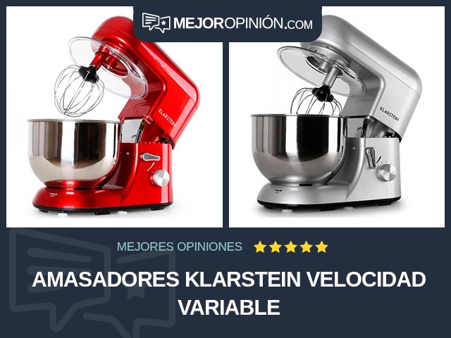 Amasadores Klarstein Velocidad variable