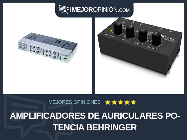 Amplificadores de auriculares Potencia BEHRINGER