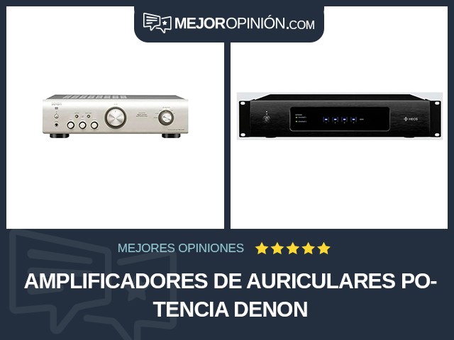 Amplificadores de auriculares Potencia Denon