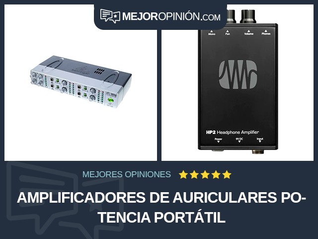 Amplificadores de auriculares Potencia Portátil