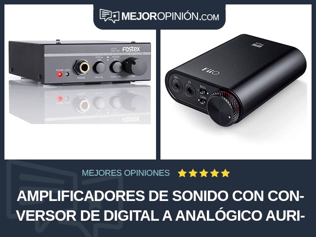 Amplificadores de sonido Con conversor de digital a analógico Auricular