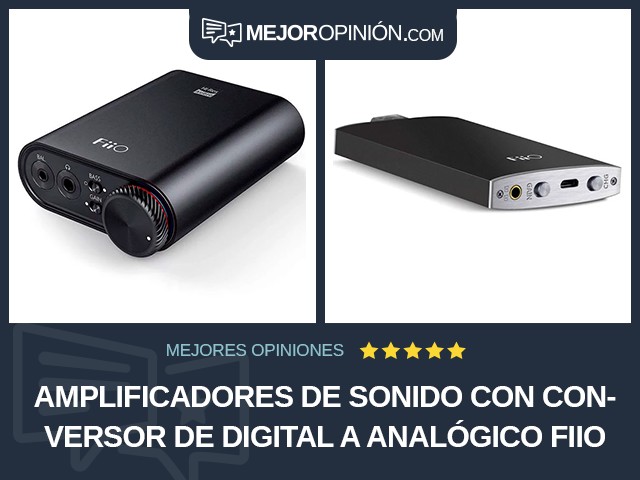 Amplificadores de sonido Con conversor de digital a analógico FiiO