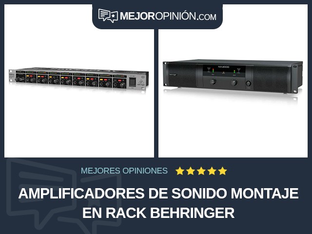 Amplificadores de sonido Montaje en rack BEHRINGER