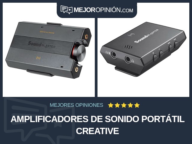 Amplificadores de sonido Portátil Creative