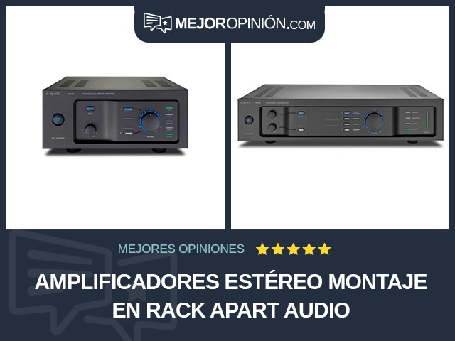 Amplificadores estéreo Montaje en rack Apart Audio