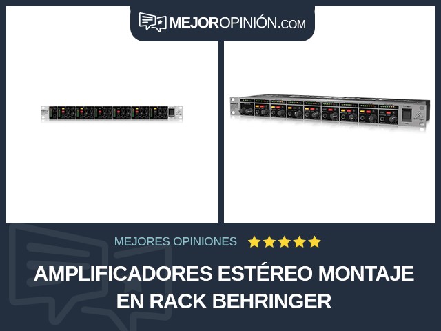 Amplificadores estéreo Montaje en rack BEHRINGER