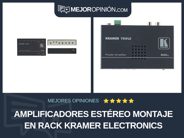 Amplificadores estéreo Montaje en rack Kramer Electronics