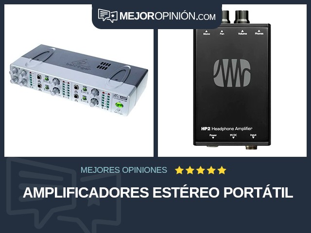 Amplificadores estéreo Portátil