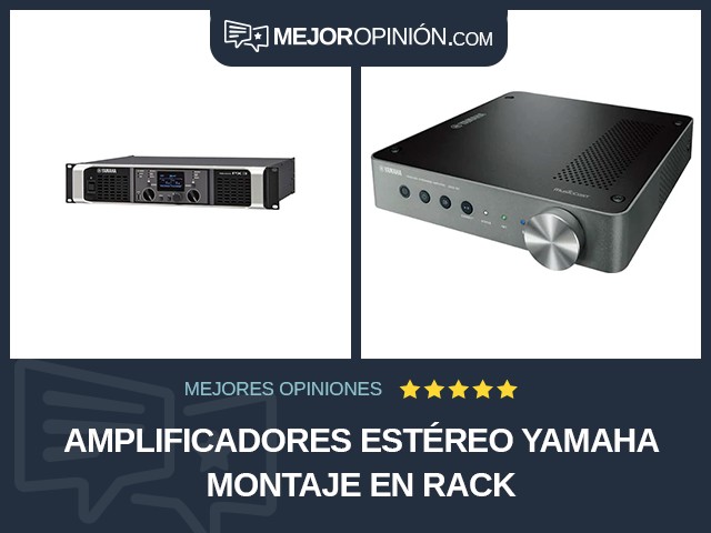 Amplificadores estéreo Yamaha Montaje en rack