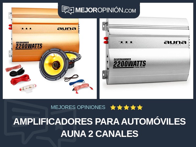 Amplificadores para automóviles Auna 2 canales