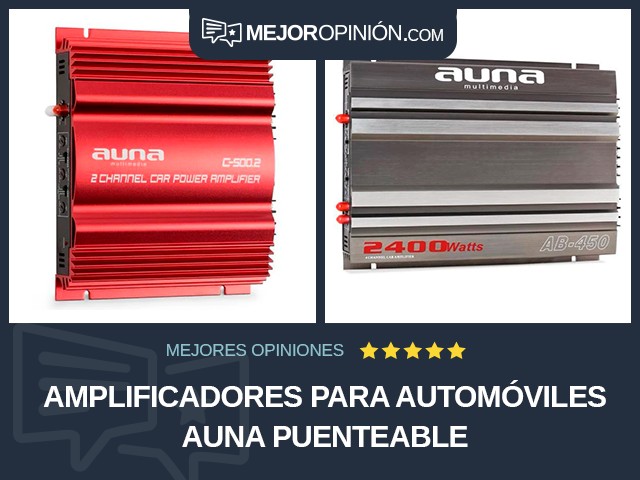 Amplificadores para automóviles Auna Puenteable