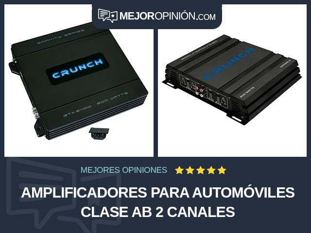 Amplificadores para automóviles Clase AB 2 canales