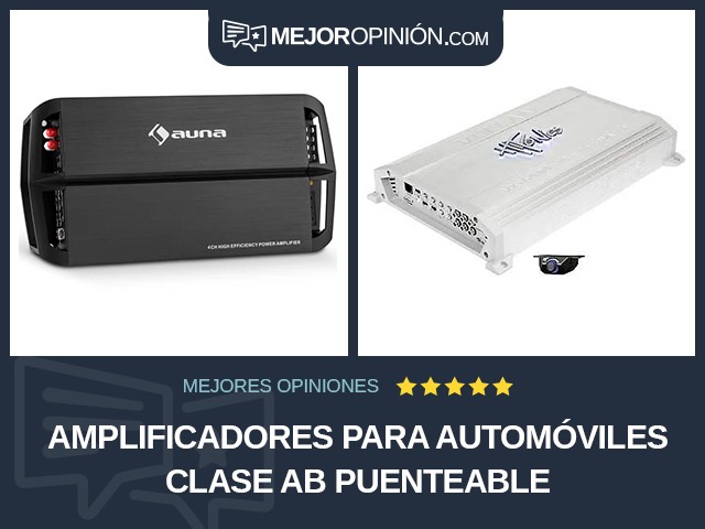 Amplificadores para automóviles Clase AB Puenteable