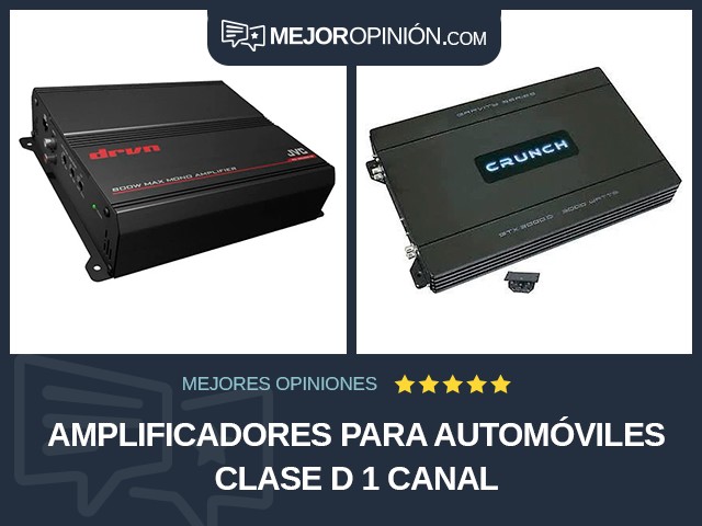 Amplificadores para automóviles Clase D 1 canal