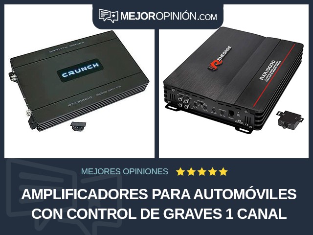 Amplificadores para automóviles Con control de graves 1 canal