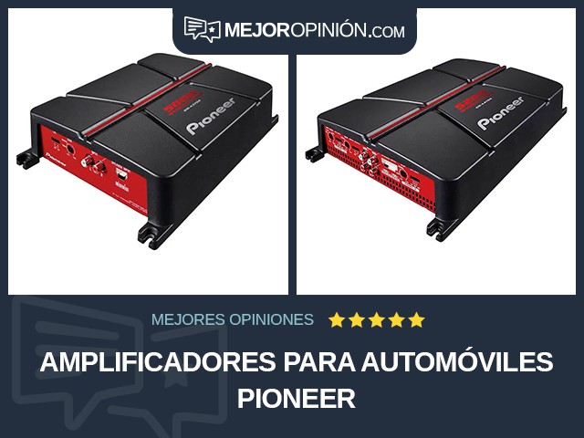 Amplificadores para automóviles Pioneer