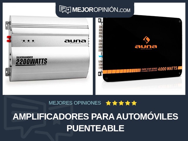 Amplificadores para automóviles Puenteable