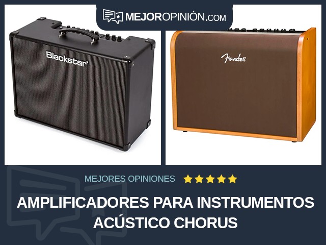 Amplificadores para instrumentos Acústico Chorus