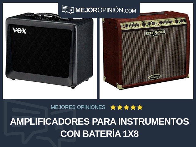 Amplificadores para instrumentos Con batería 1x8