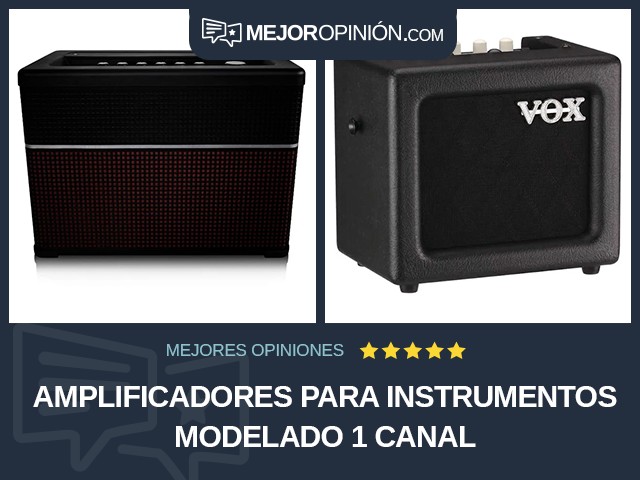 Amplificadores para instrumentos Modelado 1 canal