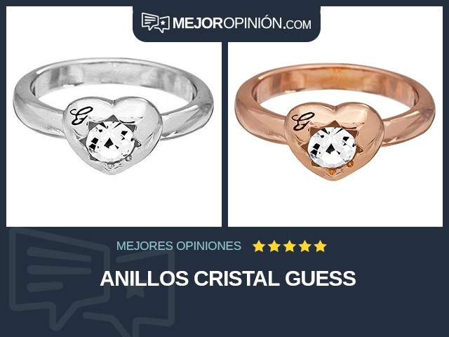 Anillos Cristal GUESS