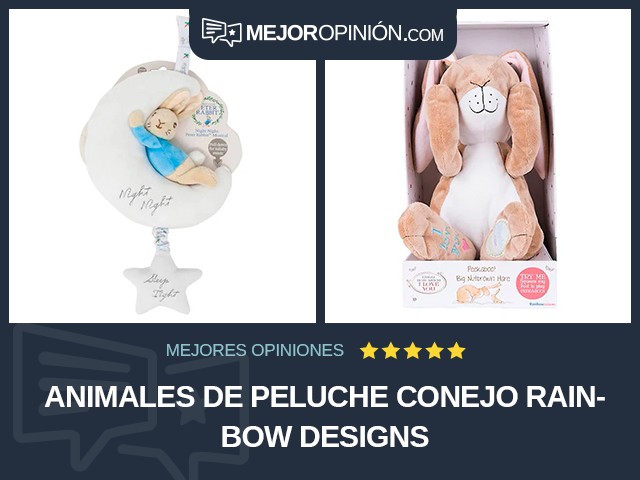 Animales de peluche Conejo Rainbow Designs