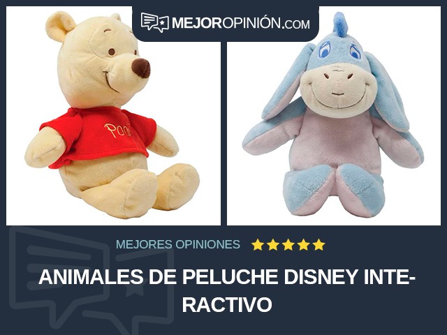 Animales de peluche Disney Interactivo