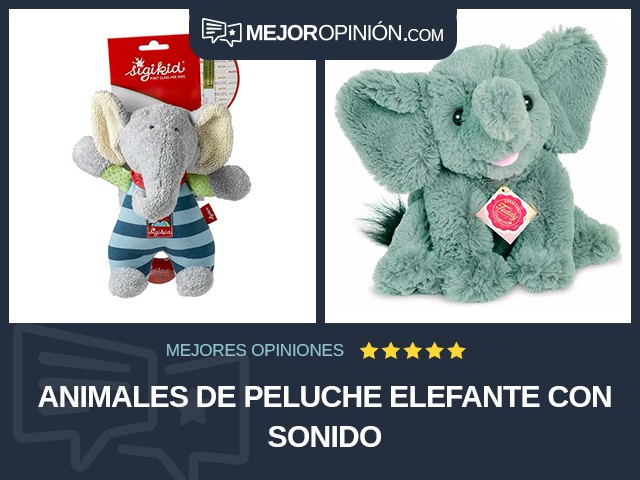 Animales de peluche Elefante Con sonido