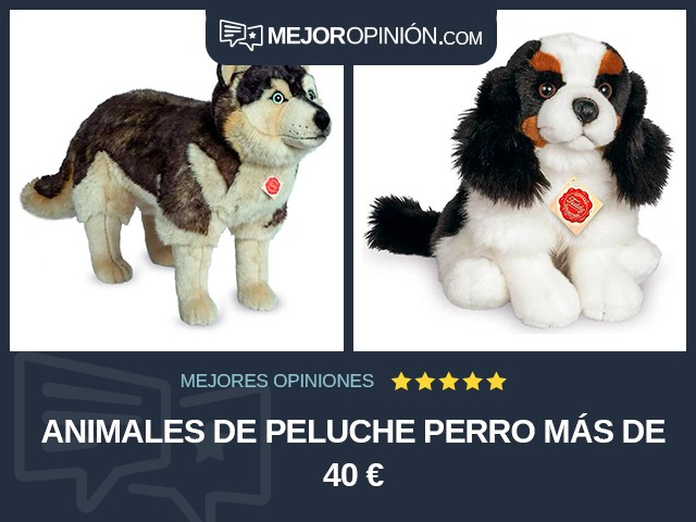 Animales de peluche Perro Más de 40 €