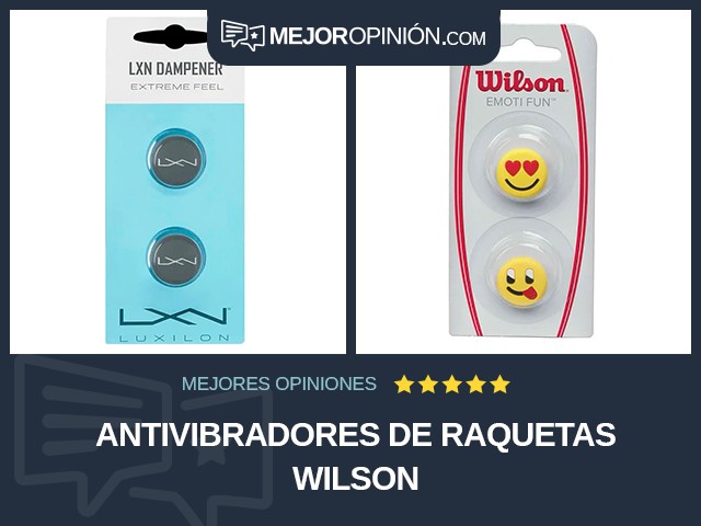 Antivibradores de raquetas Wilson