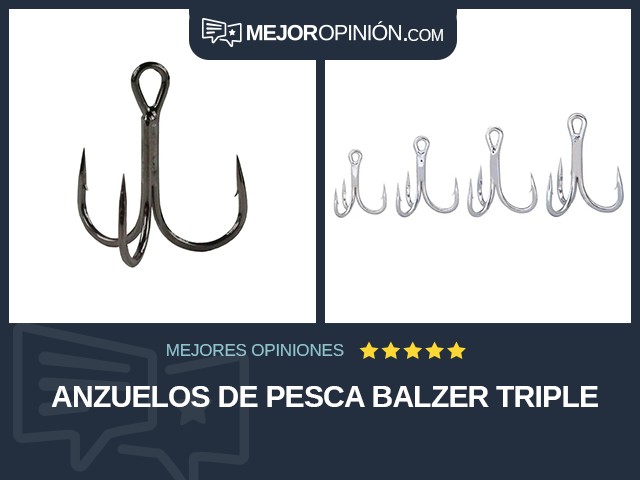 Anzuelos de pesca BALZER Triple