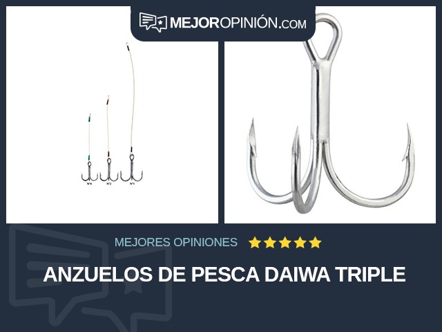 Anzuelos de pesca Daiwa Triple