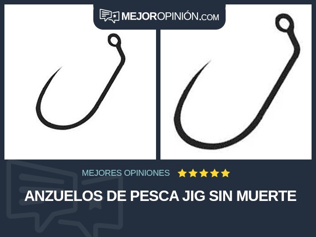 Anzuelos de pesca Jig Sin muerte