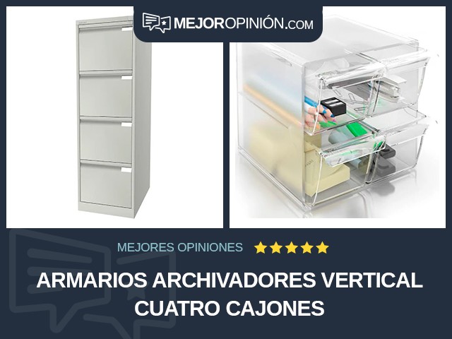 Armarios archivadores Vertical Cuatro cajones