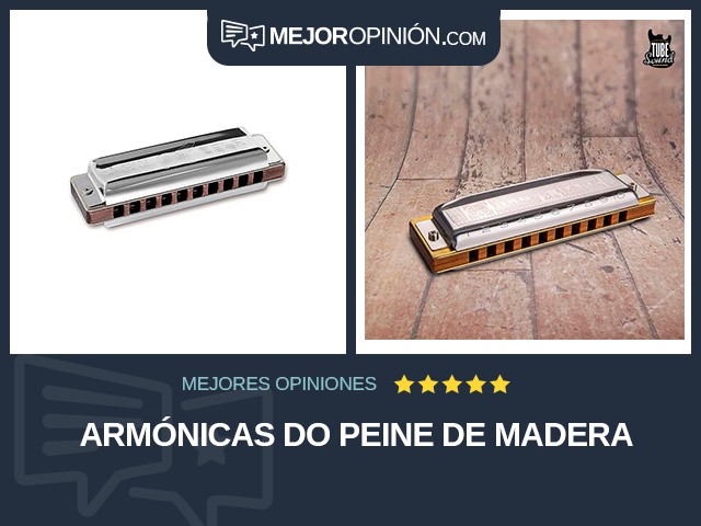 Armónicas Do Peine de madera