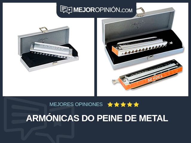 Armónicas Do Peine de metal