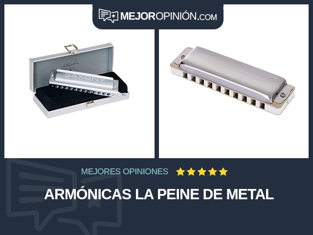 Armónicas La Peine de metal