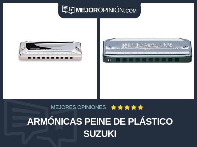 Armónicas Peine de plástico Suzuki