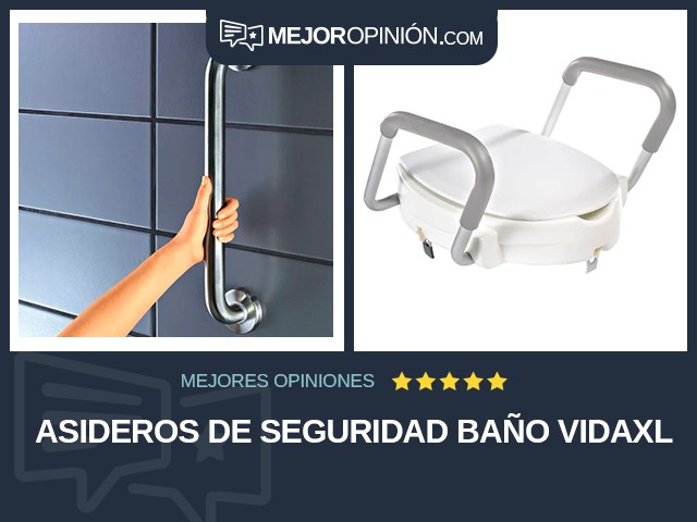 Asideros de seguridad Baño vidaXL