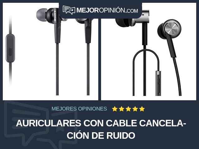 Auriculares Con cable Cancelación de ruido