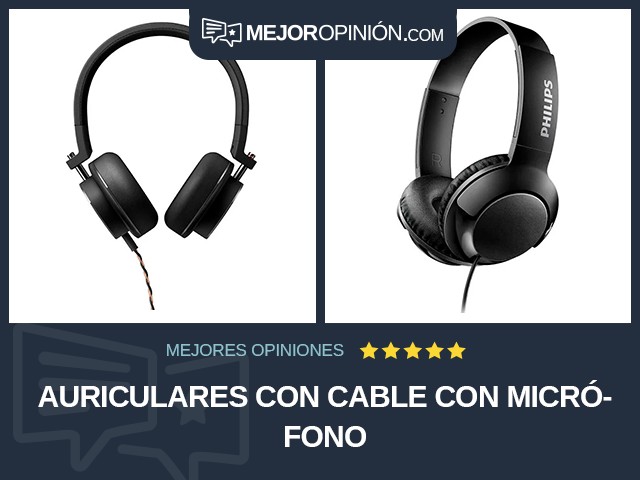 Auriculares Con cable Con micrófono