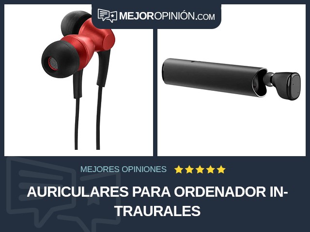 Auriculares Para ordenador Intraurales