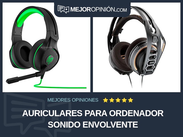 Auriculares Para ordenador Sonido envolvente