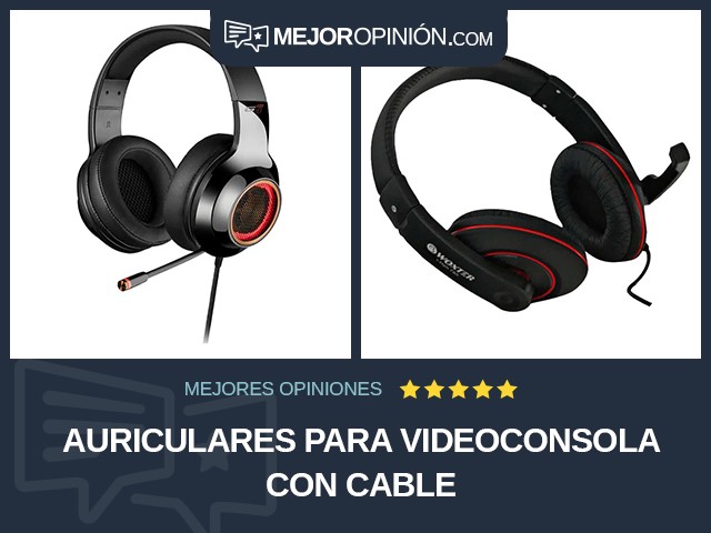 Auriculares Para videoconsola Con cable