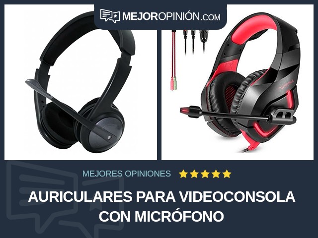 Auriculares Para videoconsola Con micrófono