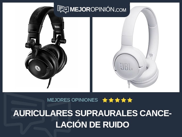 Auriculares Supraurales Cancelación de ruido