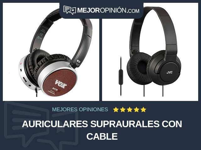 Auriculares Supraurales Con cable