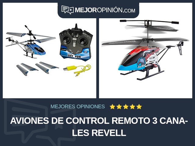 Aviones de control remoto 3 canales Revell