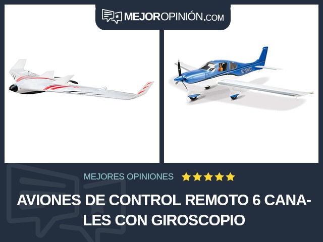 Aviones de control remoto 6 canales Con giroscopio