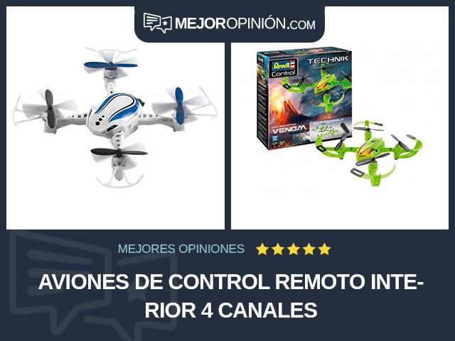 Aviones de control remoto Interior 4 canales